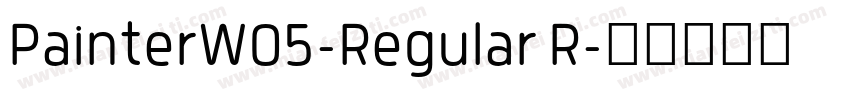 PainterW05-Regular R字体转换